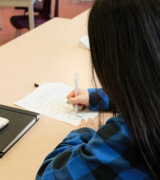 Photos of some of the 'vessels' Anto's art classes have made this quarter, some candids of students working, and some photos of the classroom environment