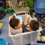 read to a partner in the book boat