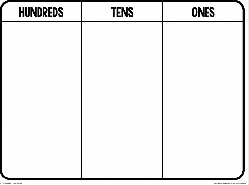 Base 10 blocks (printable) Ms. Ballarin's Class