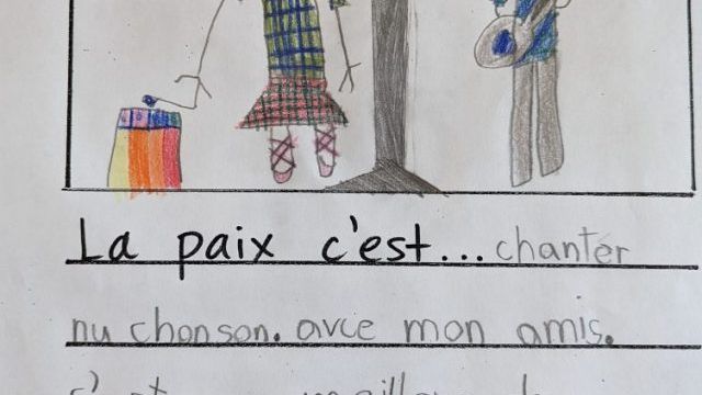 Peace is singing new songs.