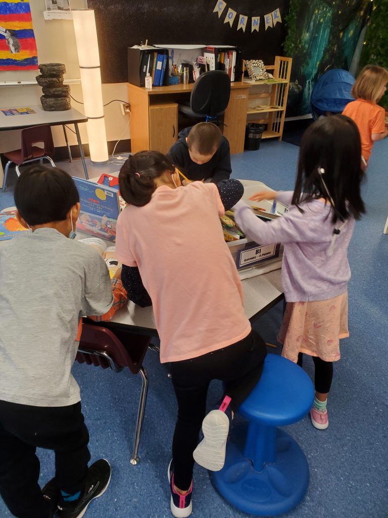 working hard together