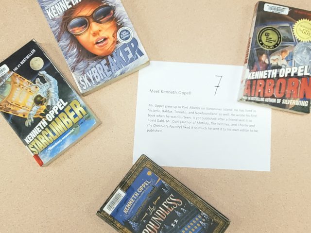 Some of the tables that were arranged by Ms. Schiml